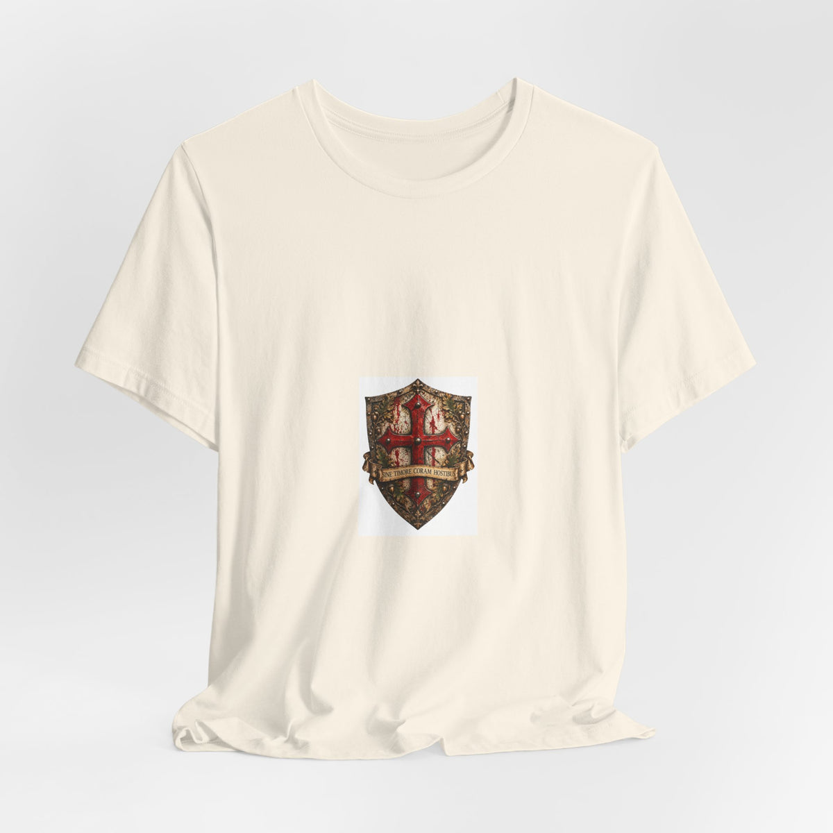 Vintage Celtic Shield Crest T-Shirt — Heraldic Medieval Badge Tee