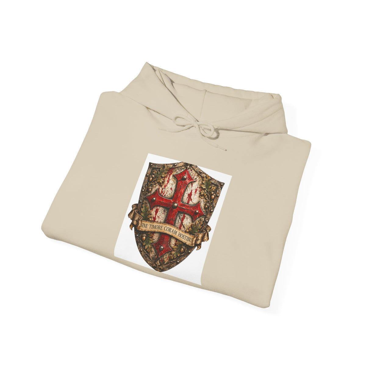 Medieval Crest Hoodie – Vintage Coat of Arms Shield Pullover