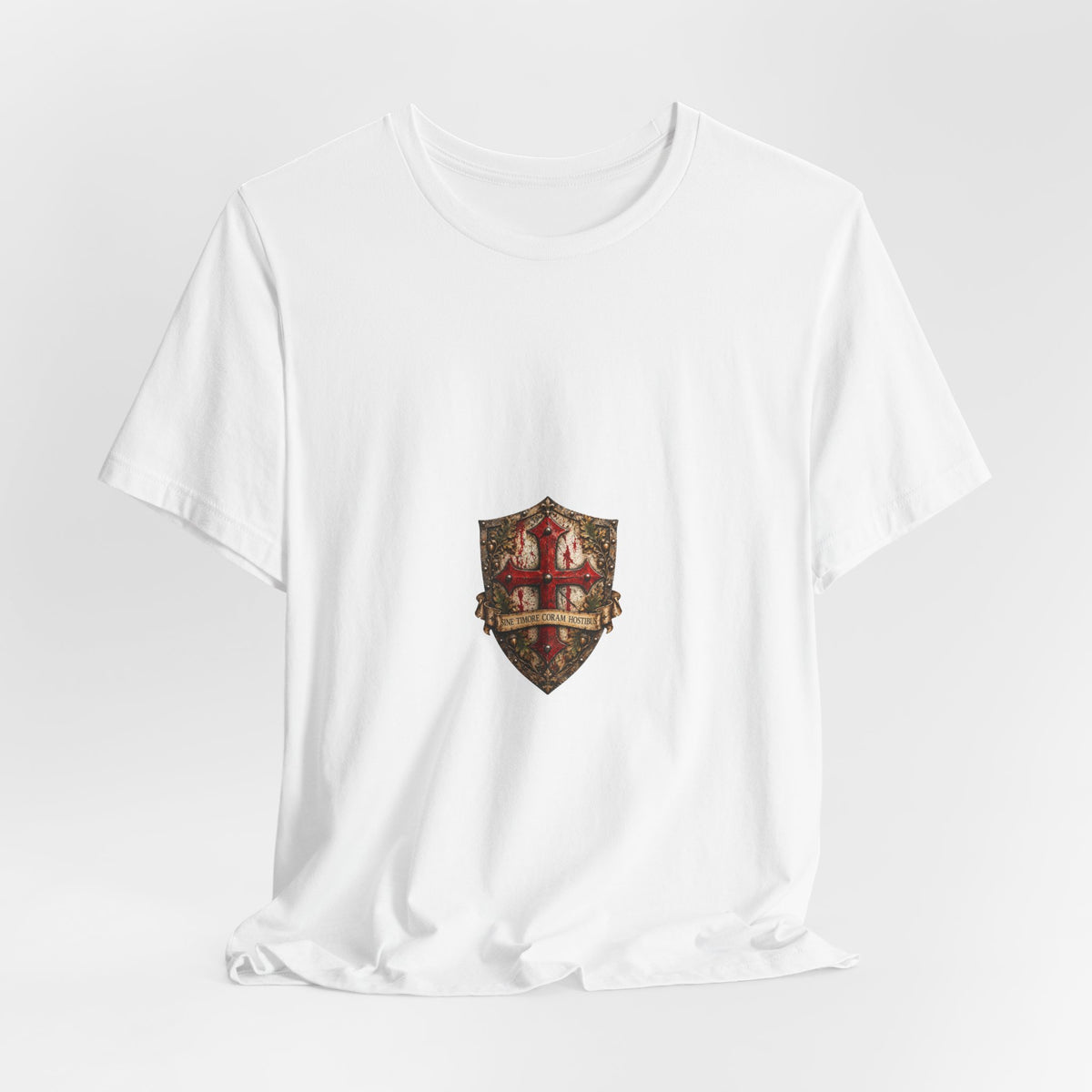 Vintage Celtic Shield Crest T-Shirt — Heraldic Medieval Badge Tee