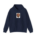 Heraldic Crest Hoodie — Medieval Shield Emblem Pullover