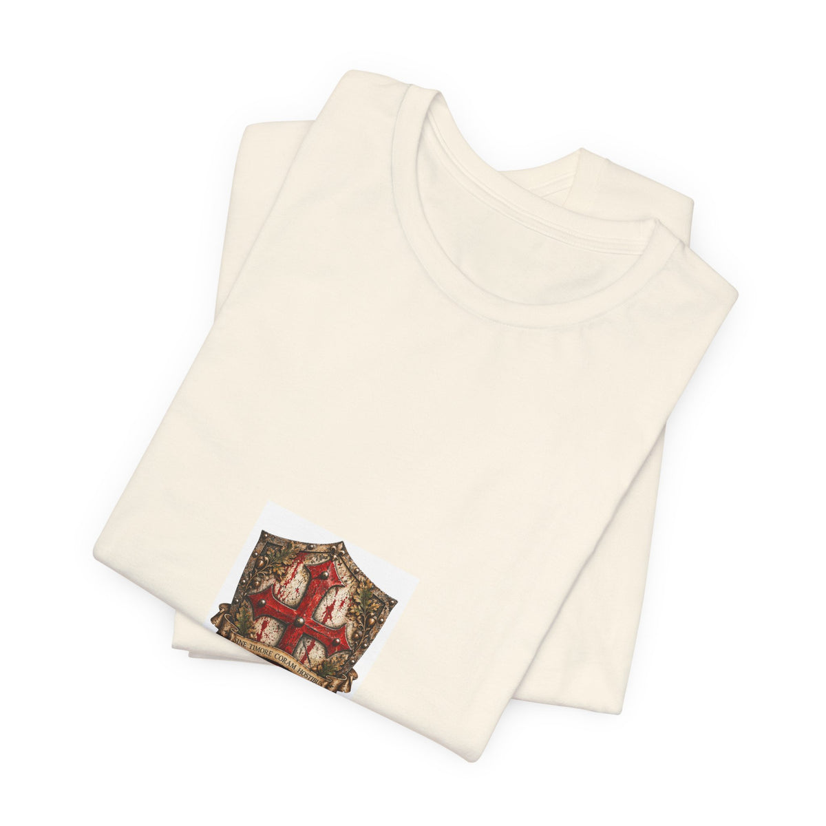 Vintage Celtic Shield Crest T-Shirt — Heraldic Medieval Badge Tee