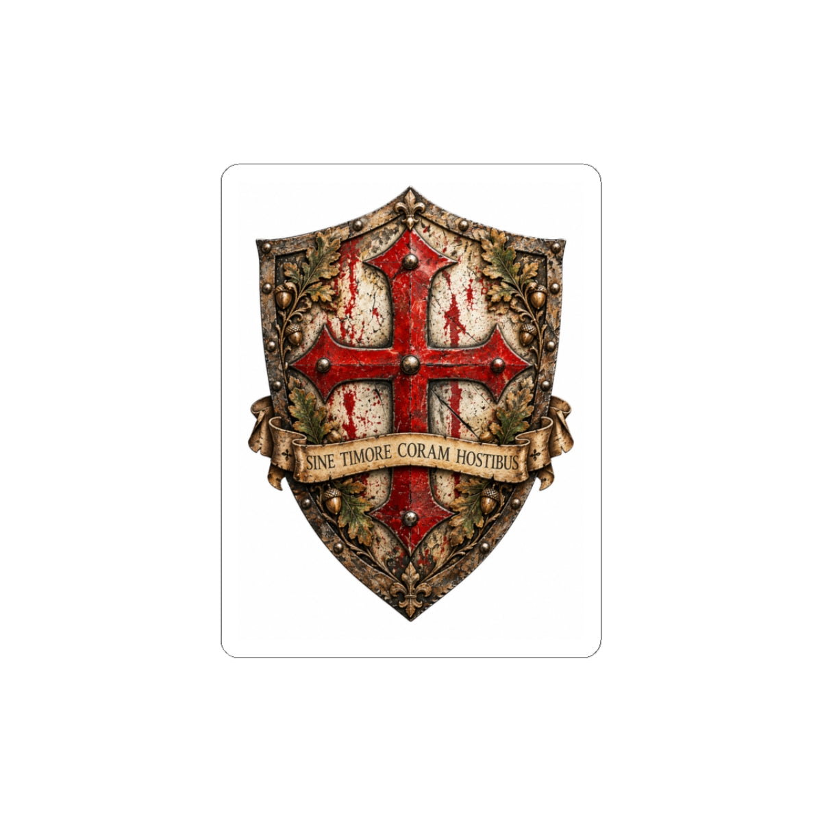 Medieval Crest Hoodie – Vintage Coat of Arms Shield Pullover