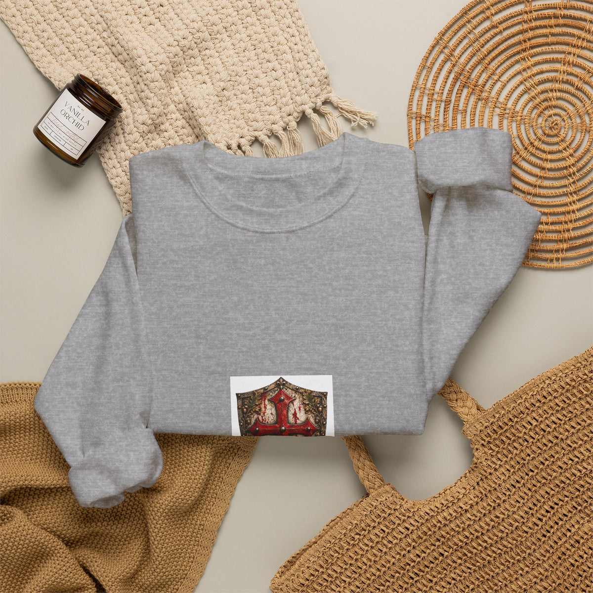 Heraldic Crest Crewneck Sweatshirt
