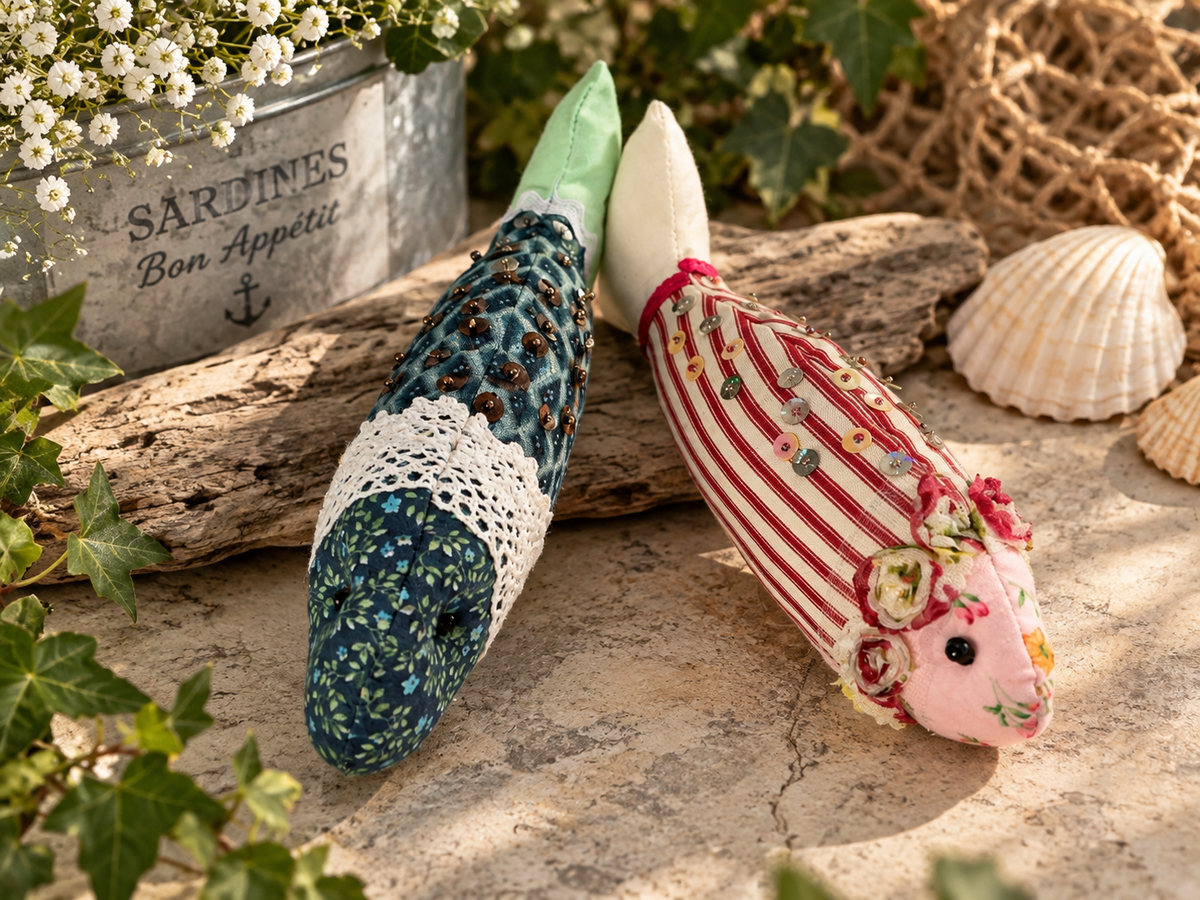 Decorative hanging sardine