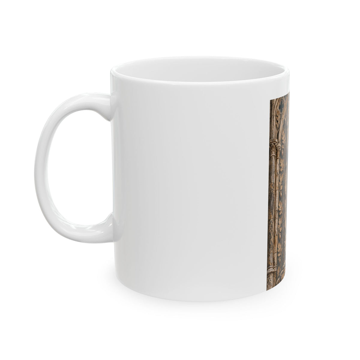 Knight Templar Ceramic Mug — Medieval Crusader Shield Design (11oz, 15oz)
