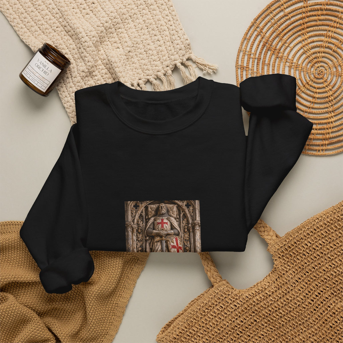 Medieval Knight Shield Crewneck Sweatshirt