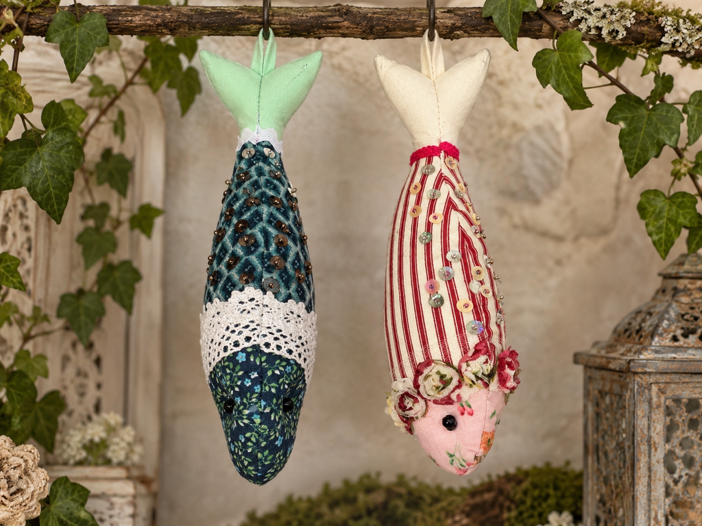 Decorative hanging sardine