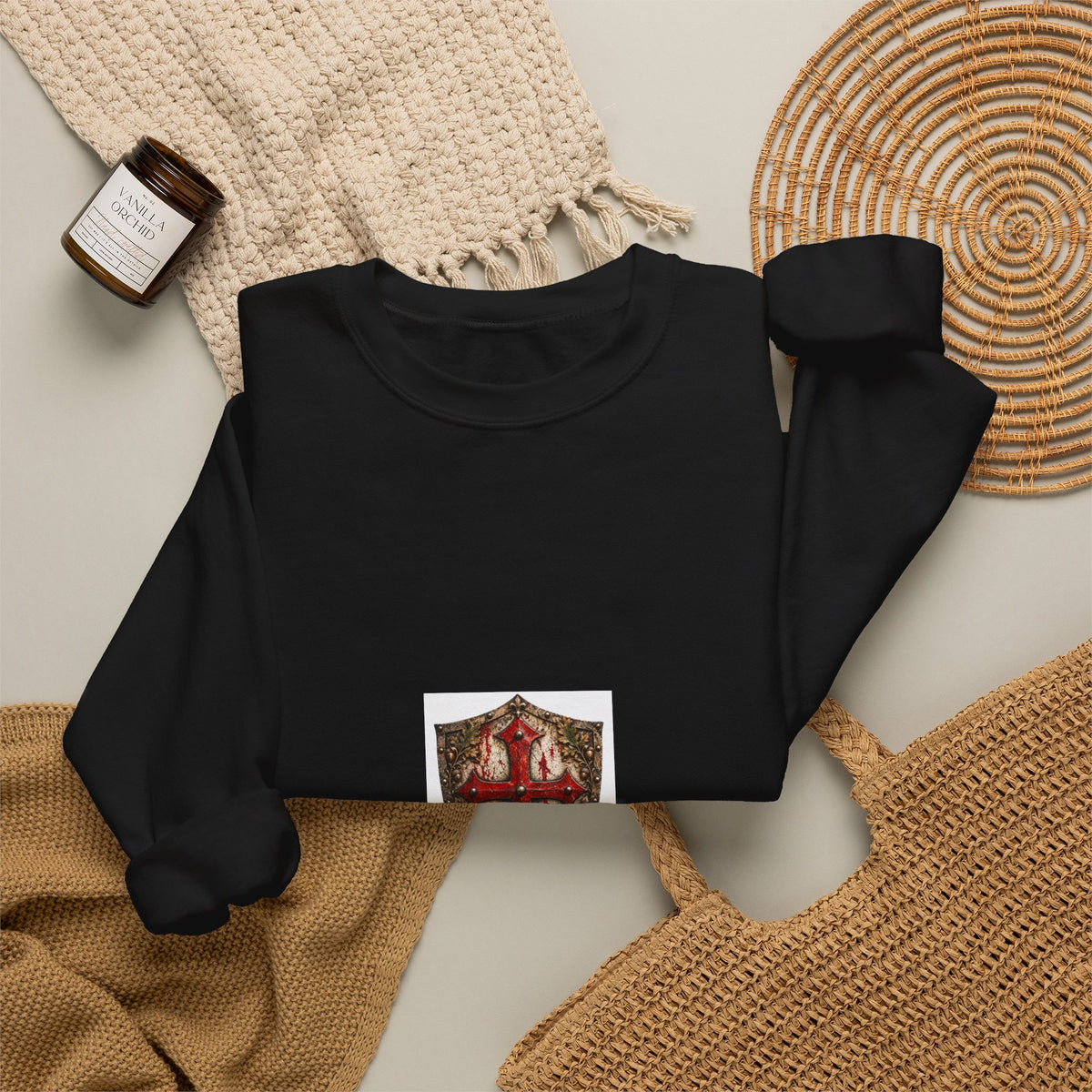 Heraldic Crest Crewneck Sweatshirt