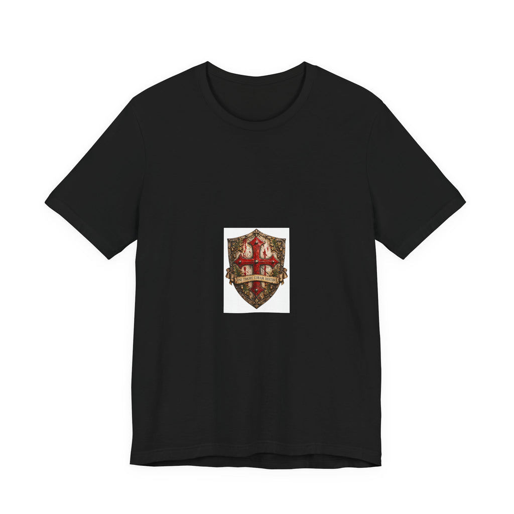 Vintage Celtic Shield Crest T-Shirt — Heraldic Medieval Badge Tee